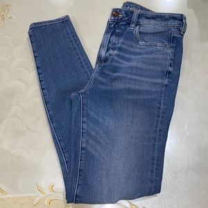 American Eagle Outfitters Long The Dream Jean Hi-Rise Jegging Medium Wash